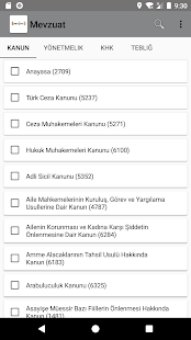 Mevzuat - En güncel uygulama Screenshot
