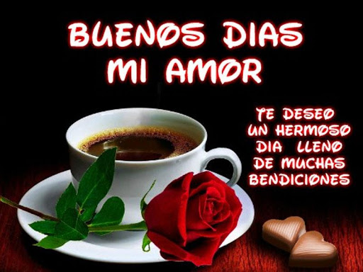 Android application Buen Dia mi Amor imágenes screenshort