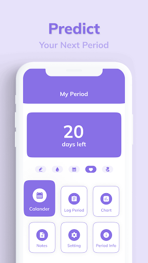 Period Tracker, Menstrual Flow Screen 2
