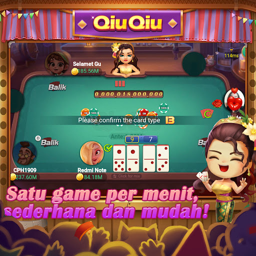 QiuQiu Domino 99 Remi  screenshots 1