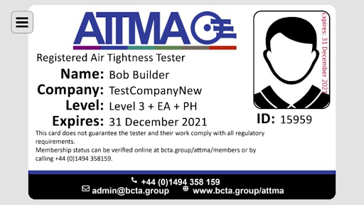 Android application ATTMA ID Card screenshort