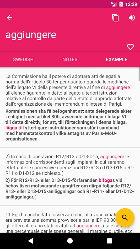 #3. Italian Swedish Dictionary (Android) 게시자: Dragoma