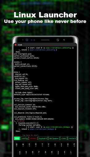 Linux Style Launcher By Aris Launcher Hacker Themes Google Play Japan Searchman App Data Information