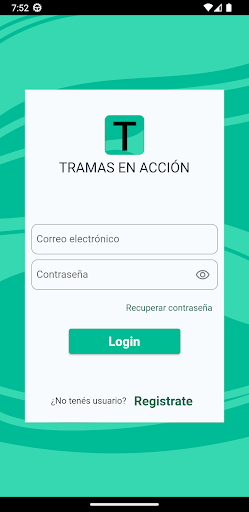 Android application Tramas en Acción screenshort