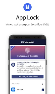 Ultra AppLock protège votre vie privée.