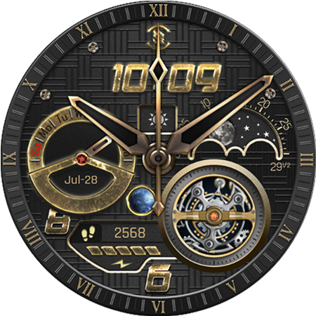 BFF10-Gold Analog Pattern Gear screenshot 17