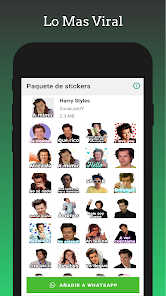 Captura 9 Stickers - Harry Styles Pack android
