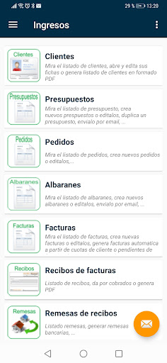 Android application InfoDic screenshort