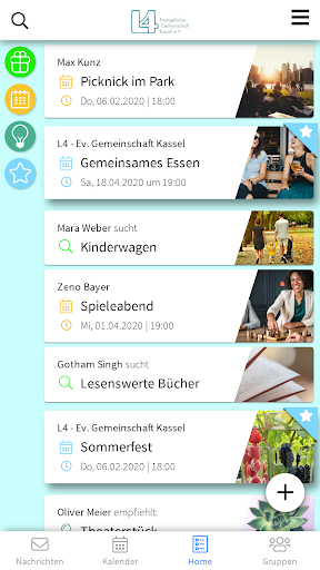 Android application L4 - Gemeinde screenshort