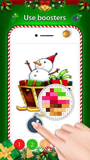 Screenshot of Christmas Color by Number