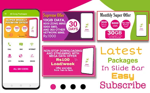 Zong Internet Packages 2024