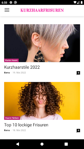 kurzhaarfrisuren Screen 2
