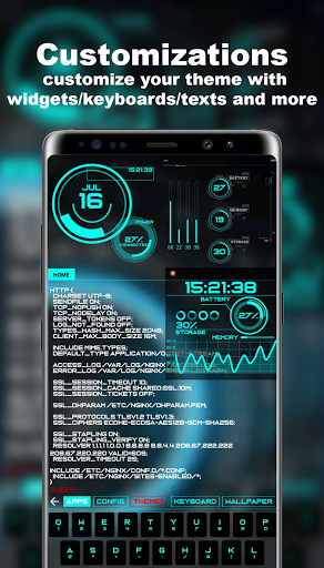 Linux Style Launcher By Aris Launcher Hacker Themes Google Play Japan Searchman App Data Information
