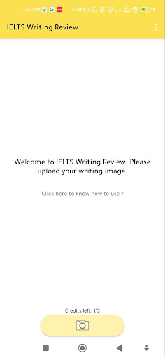 IELTS Writing Review Screen 2
