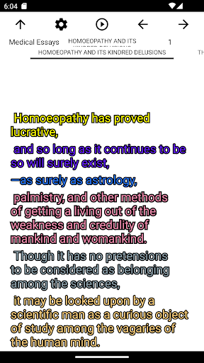 zBook: Medical Essays Screen 2