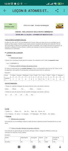 Cours 5eme Année Collège