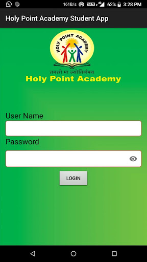 HOLY POINT STUDENT APP Screen 2