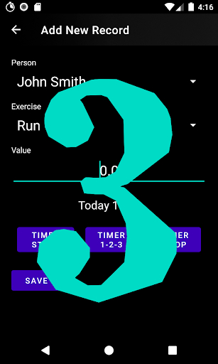 FitLog Screen 3