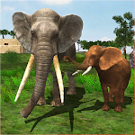 Cover Image of डाउनलोड जंगली हाथी सिम्युलेटर परिवार  APK