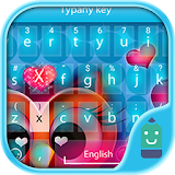 Cute Owl Love Emoji Keyboard icon