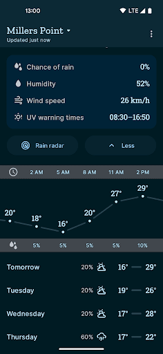 Socket Weather Screen 2