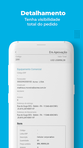 Android application Nimbi Aprova screenshort