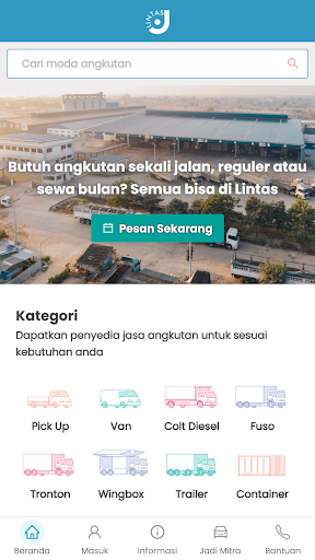 Android application Lintas screenshort