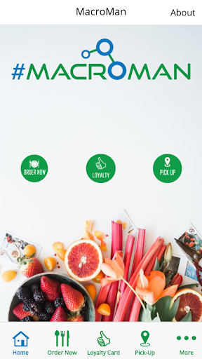 Android application Macroman Meals screenshort