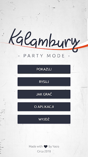 Android application Kalambury - Party Mode screenshort