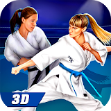 Fighting Girls Karate Battle Arena 3D icon