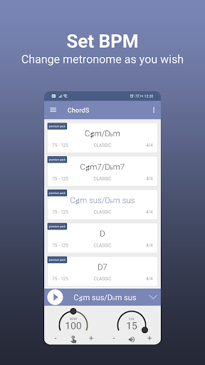 ChordS - Chord Rhythm Loops Screen 2
