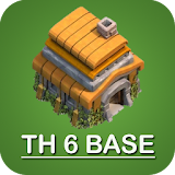 New COC Town Hall 6 Base icon