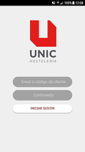 Android application Unic-Hostelería screenshort