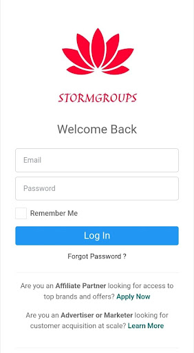 Android application Storm Partners screenshort