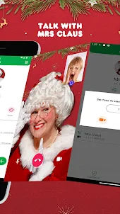 Llamar a la Sra. Claus Santa