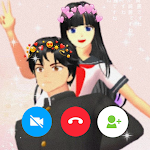Cover Image of Descargar Sakura School Fake Call & Chat 4.1.0 APK