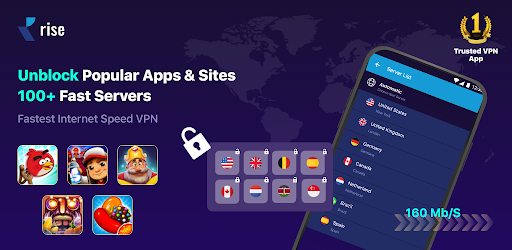 Rise VPN - Secure VPN Proxy Screen 3