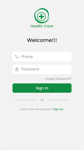 Android application Health Care screenshort