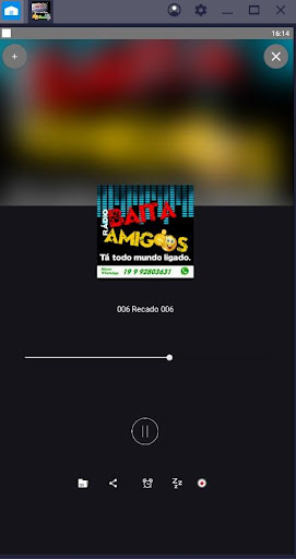 Android application Rádio Baita Amigos screenshort