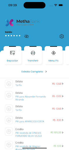 Android application Metha Bank screenshort