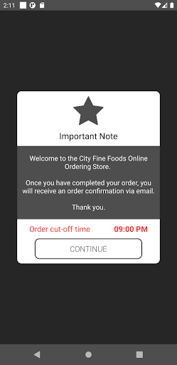 City Fine Foods Screenshot 2 - AppWisp.com