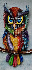 Owl Lock Screen 10.0 APK + Mod (Unlimited money) untuk android