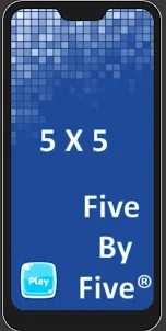 5 by 5
