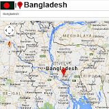 Bangladesh map icon