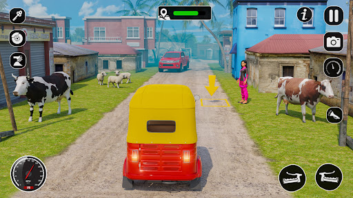 Tuk Tuk Auto Rickshaw Driver3d Screen 3