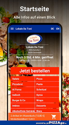 Lokale Da Toni Darmstadt Screen 2