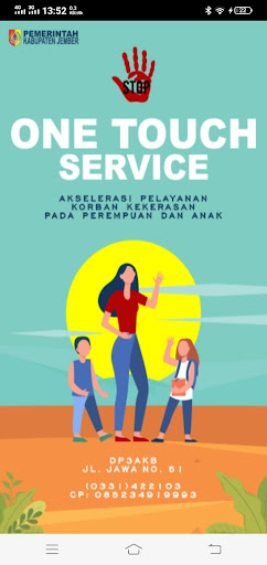 Android application One Touch Service - OTS screenshort