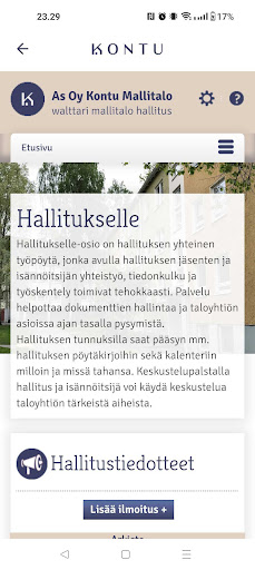 Android application KONTU screenshort