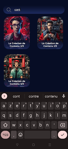 Android application Les CERVEAUX 2.0 screenshort
