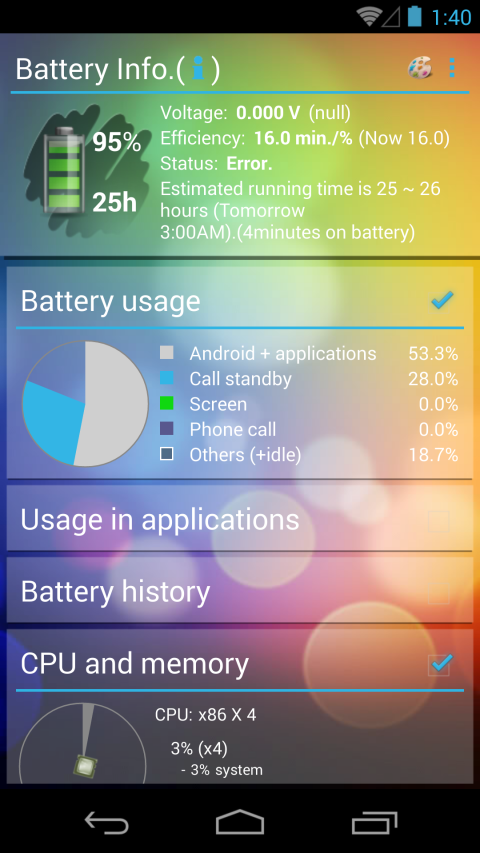 Battery Widget Pro Screen 2